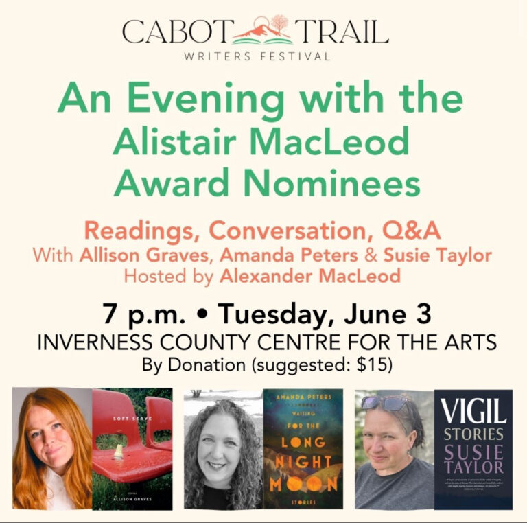 June 3 – An Evening of Short Stories Hosted by Alexander MacLeod